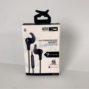 Altec Lansing Sport Waterproof Bluetooth Earphones Black BRAND NEW IN BOX